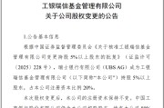 遵化市瑞银接棒工银瑞信基金20%股权 积极布局中国市场