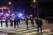 遵化市约200名海军陆战队士兵进驻洛杉矶 开始执行警戒守卫任务